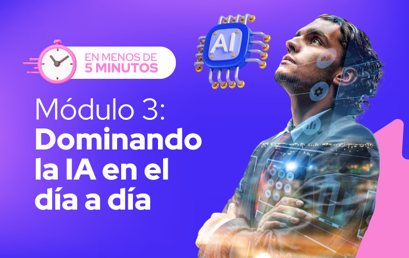 <p>Descubre c&oacute;mo la inteligencia artificial puede mejorar tu productividad, potenciar tu creatividad y prepararte para los desaf&iacute;os del futuro. Aprende a usar herramientas de IA en tu d&iacute;a a d&iacute;a de forma pr&aacute;ctica, &eacute;tica y estrat&eacute;gica para transformar tu trabajo y alcanzar nuevos niveles de eficiencia e innovaci&oacute;n.</p>